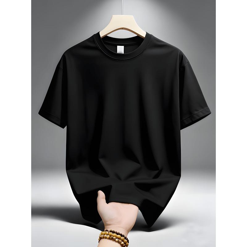 Men's Casual Short Sleeve T-Shirt, Printed with Funny Slogan - Round Neck Summer T-Shirt, Adult Regular Fit, Breathable Fabric