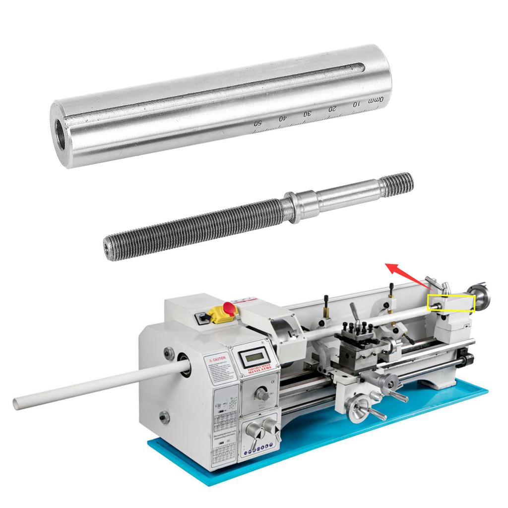 Reitstockhülse aus Stahl, konische MT2-Reitstockverlängerungshülse mit M8x1,0-Schraube für MX 210 WM