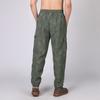 Men's Casual Loose Fit Outdoor Multi Pocket Cargo Pants Elastic Waistband Drawstring Adjustable Leg Opening Durable Fabric