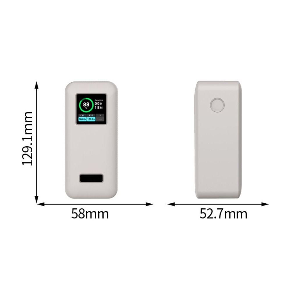 Shockproof Silicone Case Soft Anti-drop Protective Cover Dustproof Portable for Anker Prime 20000mAh Power Bank 200W
