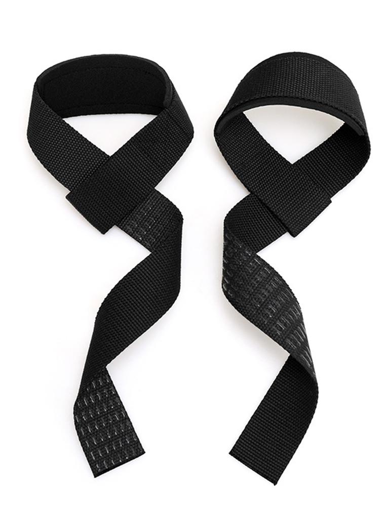 Weightlifting Straps 1 Pair Lifting Wrist Anti-Slip Silicone Strength Training Strap Hand Grips Wrist Support