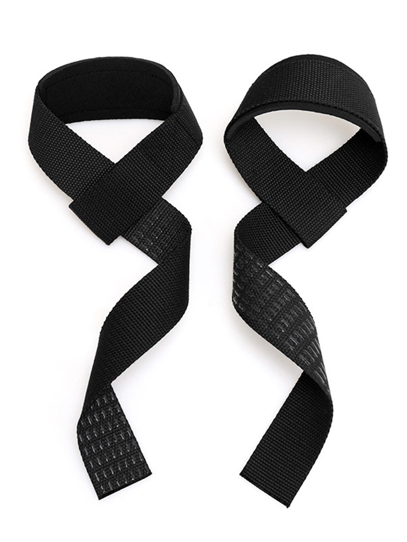 Weightlifting Straps 1 Pair Lifting Wrist Anti-Slip Silicone Strength Training Strap Hand Grips Wrist Support