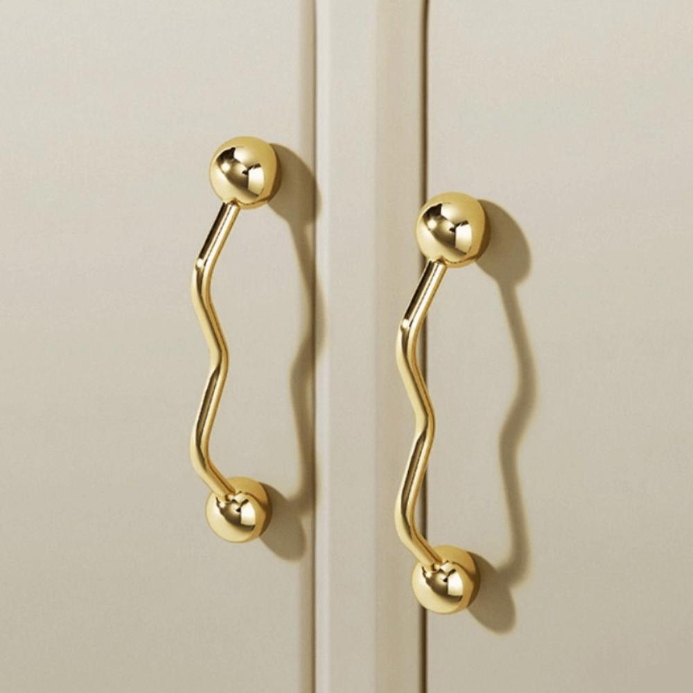 Zinc Zinc Zinc Alloy Solid Drawer Door Knobs Light Luxury Wardrobe Dresser Handles Kitchen Pulls Cabinets
