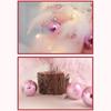 Delightful Mini Feather Christmas Tree with Light Ornaments Tabletop Christmas Tree, Easy To Assemble Cheerful Designs