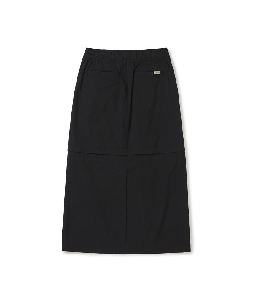 SNOWPEAK APPAREL Lightweight Taslan Detachable Skirt (S26Mwlsk55) Black