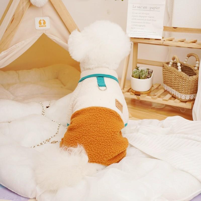 Dog Clothes Winter Pet Dog Coat Chihuahua French Bulldog Clothing Autumn Thin Jacket Dog Fleece Jumpsuit Pet Costume for Dog Cat