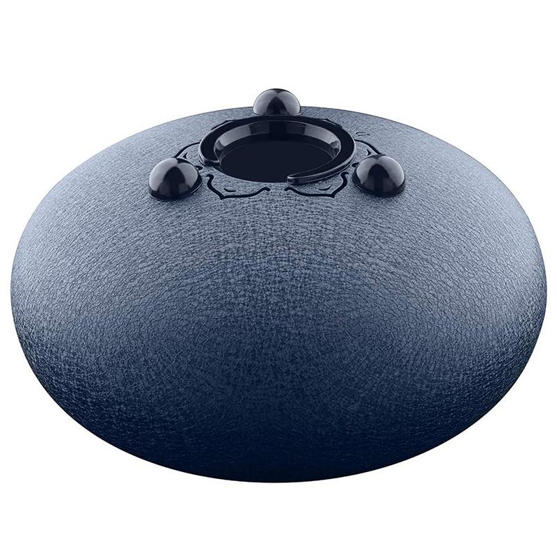 Hluru 10 Inch 11 Notes Glucophone Steel Tongue Drum D Tones Music Drum Ethereal Drum Percussion Instrument 11 Notes Steel Drum