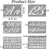 Plastic Handwriting Stencil: Letters, Numbers & Symbols