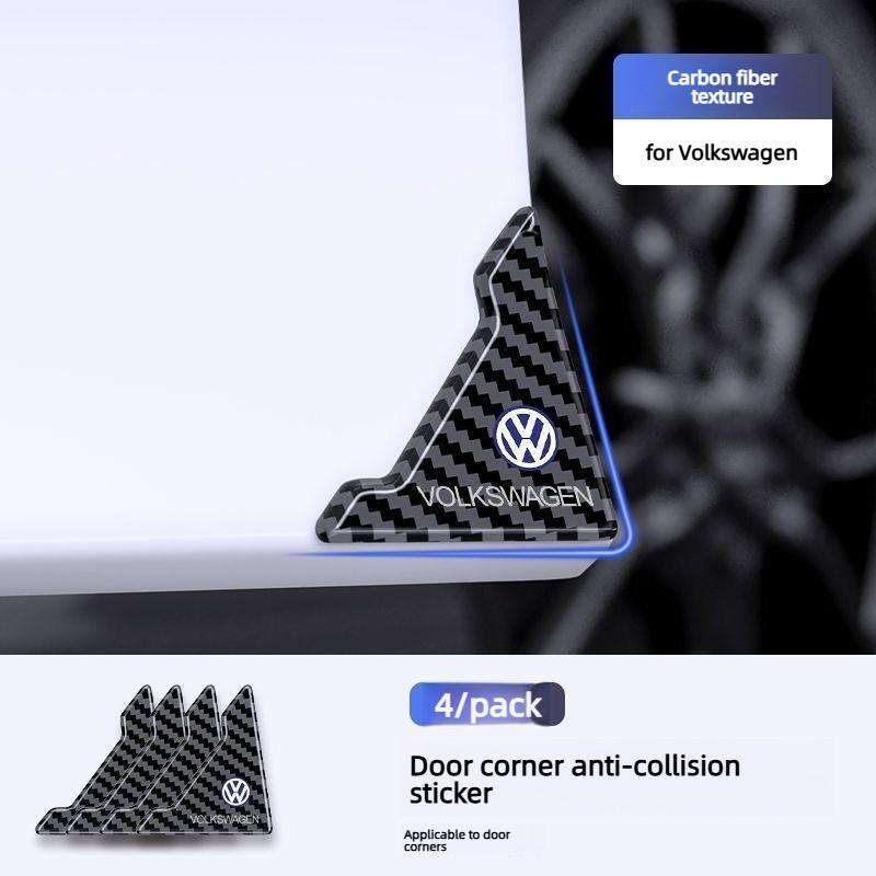 W160forVolkswagen Door Corner Anti-collision Stickers for Lavida, Bora, Magotan, Sagitar and Tiguan Scratch-resistant Stickers