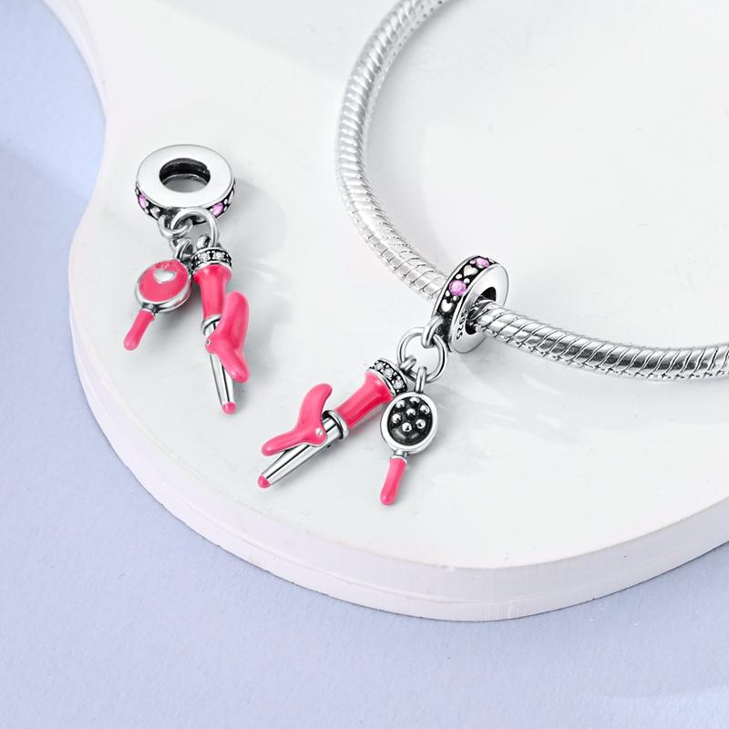 New Copper Simple Daily Life Theme Series Charm 3Mm Original Bracelet Necklace Women Luxury Diy Exquisite Jewelry Gift