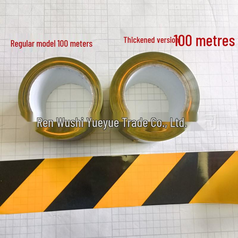 Caution Halloween Decorative Warning Tape - No Glue, Disposable Barrier
