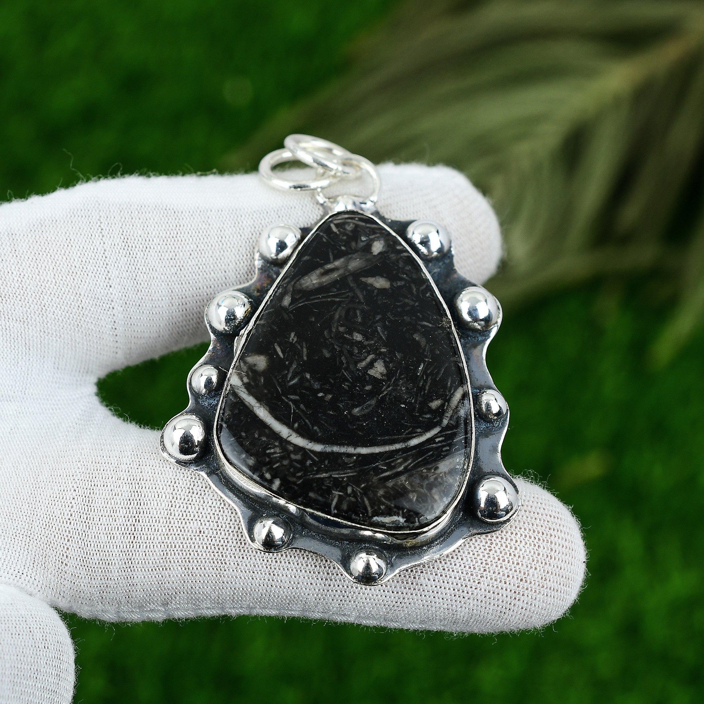 Подарок для женщин Подвеска Серебро 925 пробы Натуральный камень хризантема