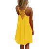 Sexy Women's Summer Casual Sleeveless Strap Backless Beach Dress for Evening Party