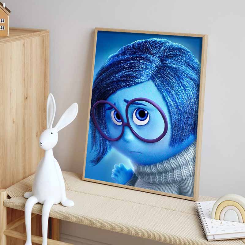 Disney Diamond PaintingA Heartwarming Journey of Melancholy Cute DIY Rhinestone Mosaic Cross Stitch Kit Embroidery Gift, Home Decor