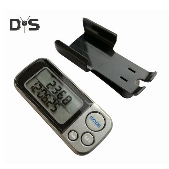 Walking 3D Pedometer with Clip And Lanyard 30 Days Memory Simple Step Counter with LCD Display Accurate Activities Fitness Tracker for Men Women