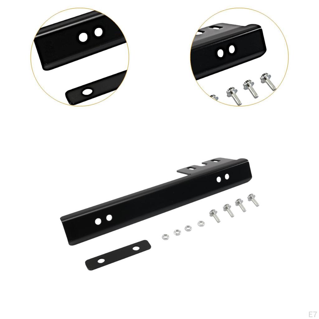 Front Plate Bracket, Holder Bar,Universal Fit Exterior Accessories, Bracket Mounting Kit