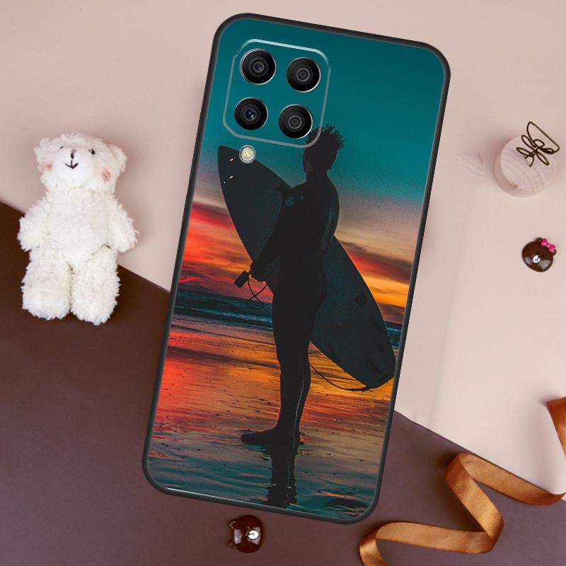 Surfer Surf Hang Loose Shak Case For Samsung Galaxy M13 M54 M34 M14 M56 M36 M16 M31 M11 M53 M12 M32 M52 M35 M55 M15 M06