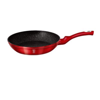 Granite Frying Pan 24cm BERLINGER HAUS RED METALLIC LINE BH-1252