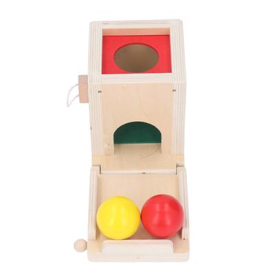 4 In 1 Wooden Montessori Toys Montessori Wooden Educational Toys Includes Object Permanence Box Coin Box Carrot Harvest