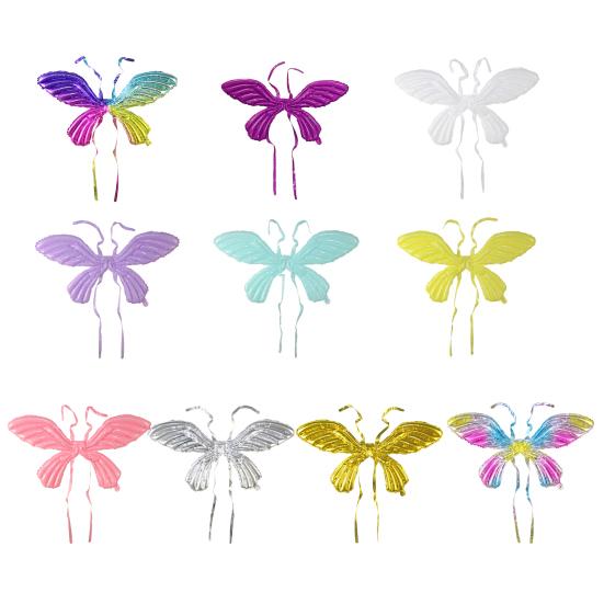 5Pcs Wings Balloons Creative No Leaks Exquisite Anti-deform Lightweight Decorative Aluminum Film Kids Butterfly Wings Balloons Party Supplies