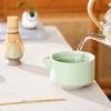 4PCS Bamboo Ceramic Matcha Whisk Set Reusable Match Bowl New Japanese Matcha Tea Set  Stirring