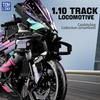 Bbox 1920PCS Large Motorcycle Racing Building Block Model | Men's Desktop Decor & Stress-Relief Toy | ABS Motorcycle Blocks