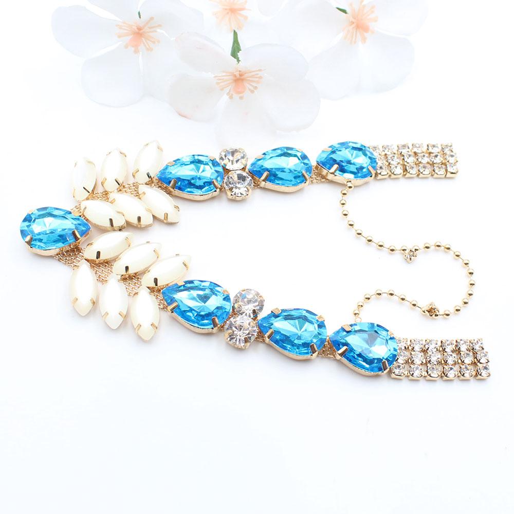 1 Piece of 125 * 170MM Horse Eye Water Drop Shoe Chain Clothing Decoration Buckle DIY Hand Sewn Beach Flip Flops Chain Decoratio