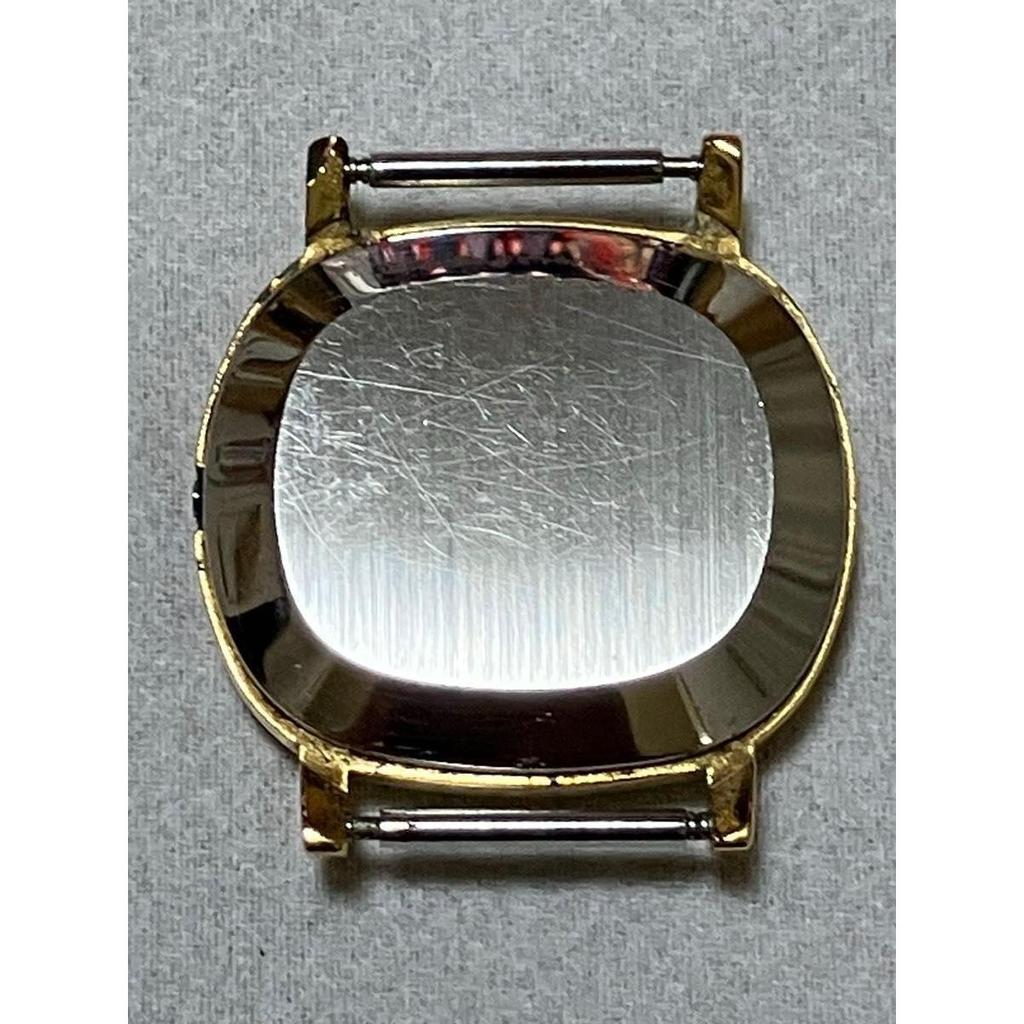 Used Rare OMEGA De Ville Gold Dial Quartz Ladies Watch De Ville
