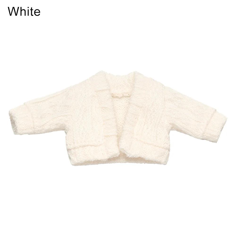 Lace Collar Sweater 1/11 1/12 Doll Mini Cardigans OB11 Doll Accessories Tops Handmade Knitted Sweater Casual Dress Clothes
