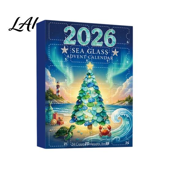 Creative Halloween Gifts Christmas Advent Calendar 2026 24 Days Countdown with Acrylic Decorative Accessories for Backpacks Hanging Ornaments,