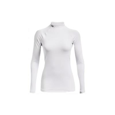 Logo Solid Color High Neck Long Sleeve Raglan T-Shirt Women Tops White 1368702-100