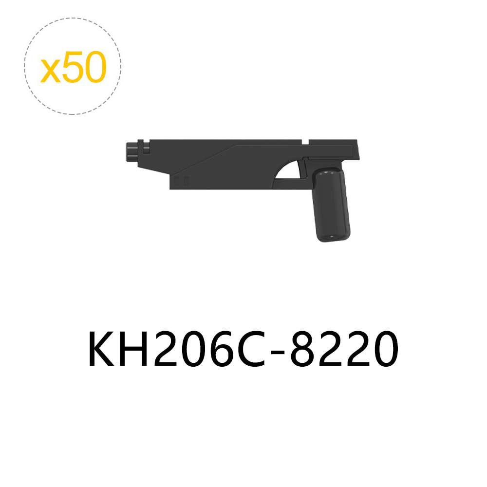 50pcs/lot Gun Pistol Space Soldiers Military War Weapon Compatible Figure Building Blocks Educational Toys For Children Boy Kid