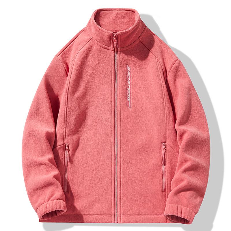 Unisex Windproof Fleece Pullover Jacket: Thick, Warm, and Insulated for Autumn and Winter Sports