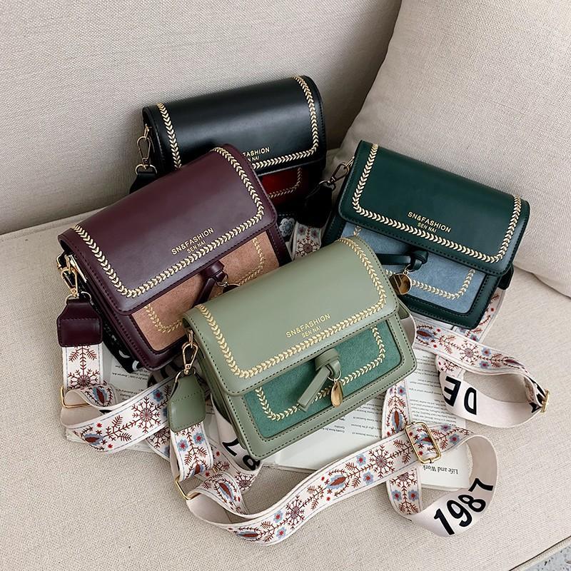 New Fashion Bags Female Texture Female Bags Foreign Broadband Shoulder Crossbody Bag