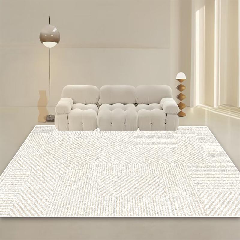 Modern Cream Style Carpet Living Room Minimalism Decoration Sofa Large Area Rugs Bedroom Bedside Tables Washable Non-slip Mats