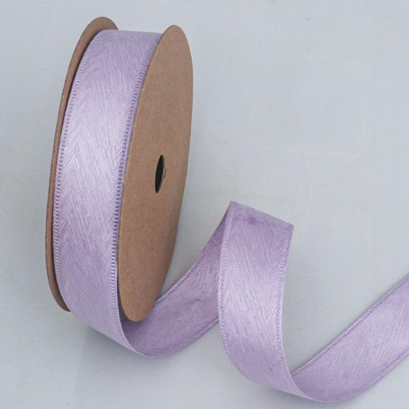 Decorative Romantic and Cozy Solid Color Matte Herringbone Twill Patterned Ribbon Handmade Diy Bow Tie Hair Collar Hat Gift Box Decorative Ribbon