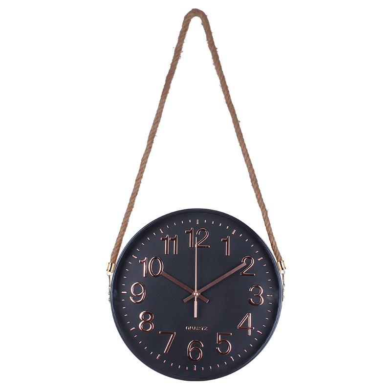 Clocks, Living Room, Silent Wall Clock, Simple and Fashionable Wall-mounted Clock, Home Three-dimensional Digital 12 Inches 30CM