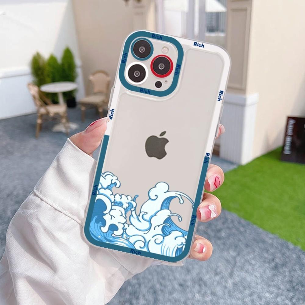 

Japanese Illustration Waves Phone Case For Samsung A 10 20 30 70 13 21 32 72 22 51 52 53 71 73 32 4g 32 5g Fundas Samsung A52