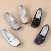 Plus Size Women's Slip-On Moccasins - Soft Sole, Lightweight, Casual Flats for Moms