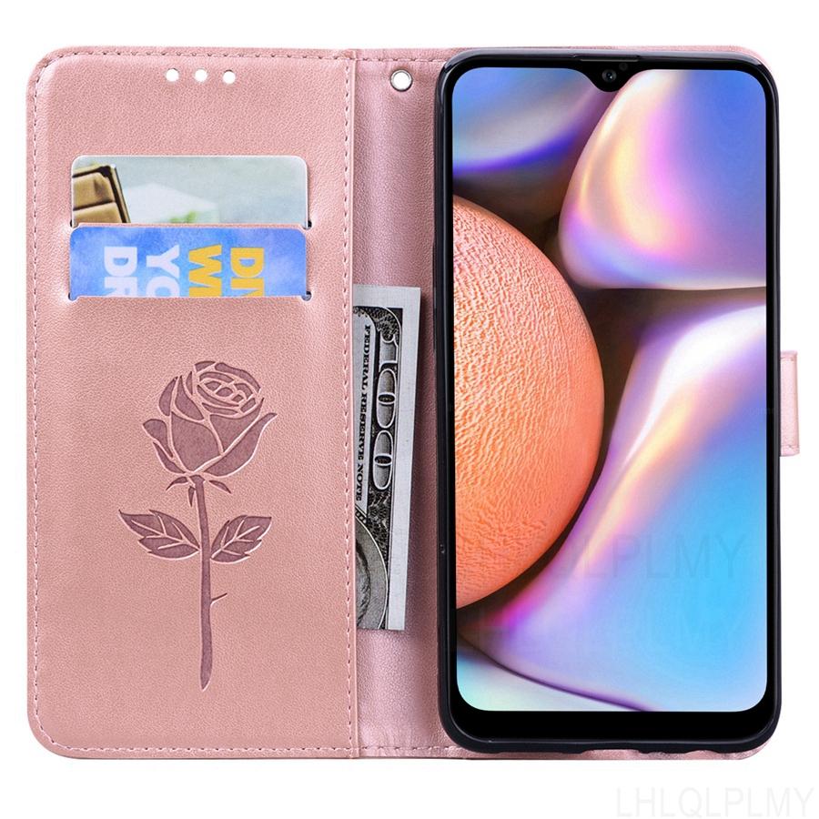 Rose Leather Wallet Flip Case For Vivo Y22S V29E Y01 Y16 Y35 Y02 Y02S Y15S V25E V27 V25 Pro 5G Y36 Y78 V27E Y17S Y27 Y27S Cover