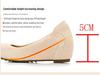Schwarze Keilabsatzschuhe mit weicher Sohle für Damen - Höhensteigernd, Bequem für Büro und Flugbegleiter im Frühling und Herbst