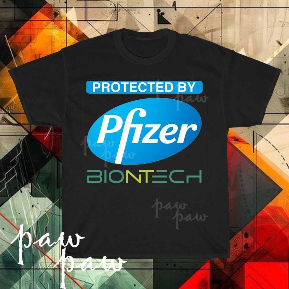 Новый логотип Pfizer Мужской#039;s Футболка смешная размер S-5XL Унисекс Футболка M