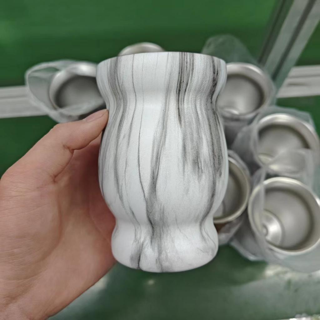 Creative Hot-selling Stainless Steel OZ Mate Cup South America Argentina Gourd-shaped Teacup with Straw Brush Stirring Spoon