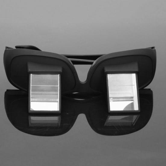 Lazy Glasses Horizontal Lie Down Bed Watch TV Reading Periscope Prism Spectacles