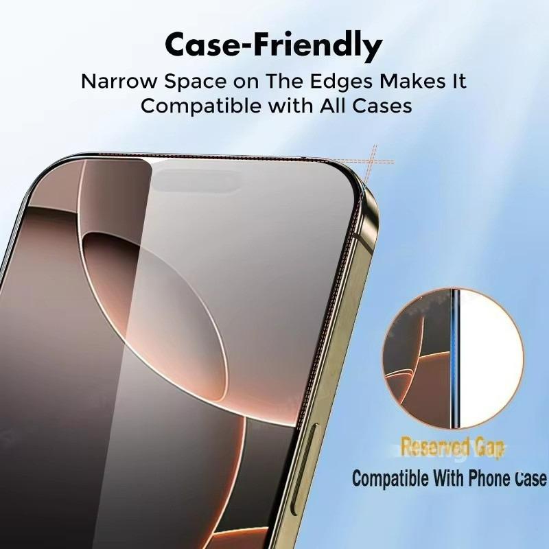 Tempered Glass Compatible for IPhone 17 16 15 14 13 11 12 Pro MAX 17Air X XS Xsmax XR 6 6s 7 8 Plus 5 5S SE Screen Protector Film