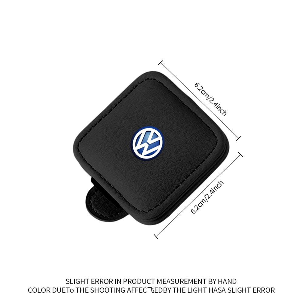 VW Car Sun Visor Glasses Clip Ticket Holder Sunglasses Fixed Clips For Volkswagen GTI Golf Polo Passat VW Tiguan T-ROC Jetta Taigo