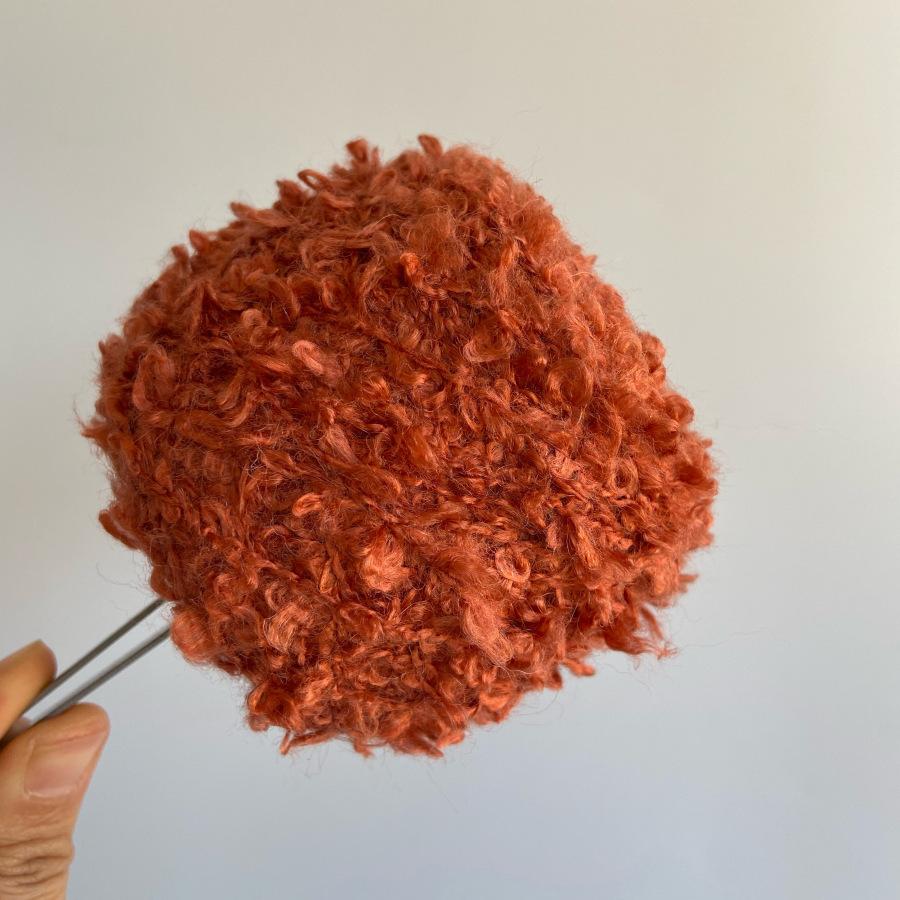 50g Featured Yarn Wool Loop Thread DIY Crochet Doll Hair Creative Braided Wool Ball Yarn Handcraft Hat Shoes Crochet Thread Yarn