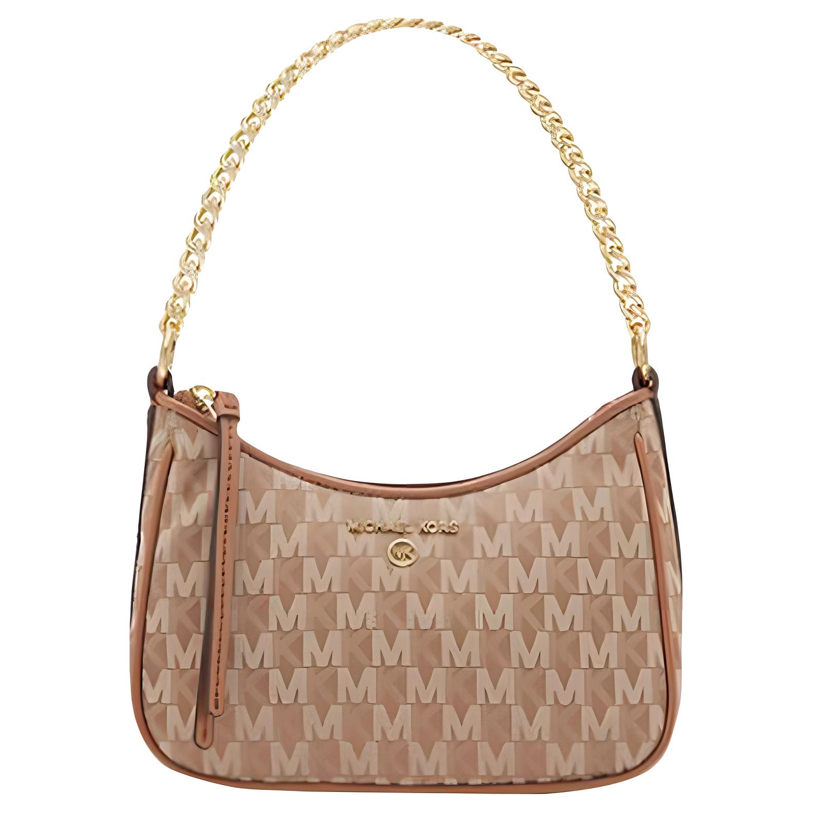 

New MICHAEL KORS Jet Set Charm Canvas Shoulder Bag Trumpets Women s Brown 32S2GT9C1J-230 19.1*7.1*15.0CM