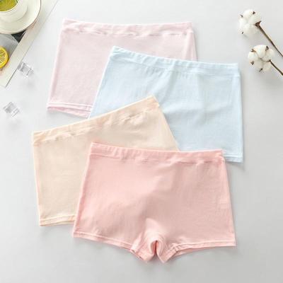 Nahtlose Boxershorts aus Baumwolle für Mädchen, hautfreundlich und atmungsaktiv, Alter 5–14