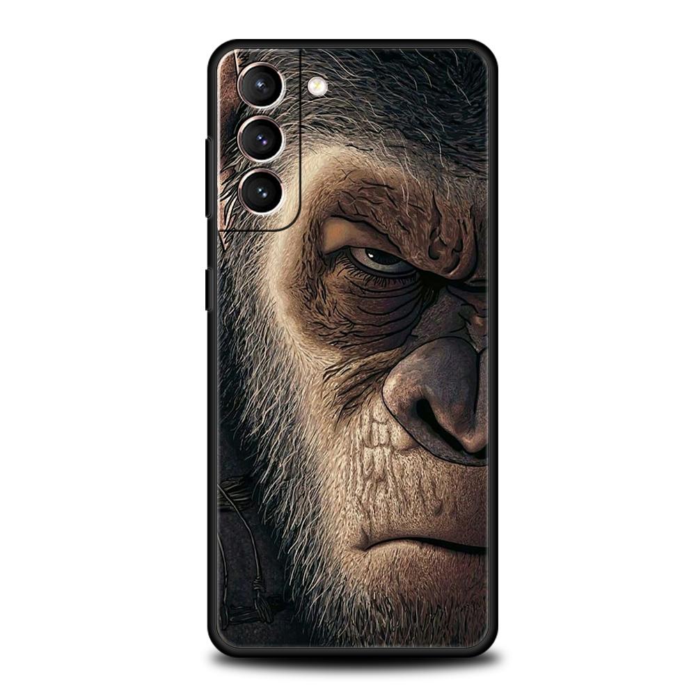 Monkey Phone Case For Samsung Galaxy S25 Edge S24 S23 S22 Ultra S20 S21 FE 5G S10 S9 Plus S10E Soft Cover
